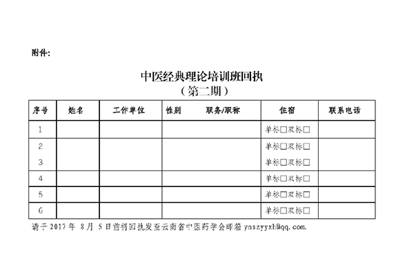 关于举办中医经典理论培训班（第二期）的通知(图5)