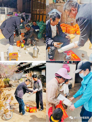 春节送关怀 温暖至人心——鹤庆县中医医院开展新春走访慰问活动(图2)